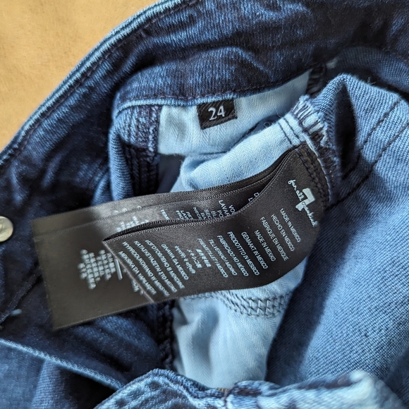 7 For All Mankind Kimmie Straight Leg Jeans! Size 24! - Picture 5 of 7